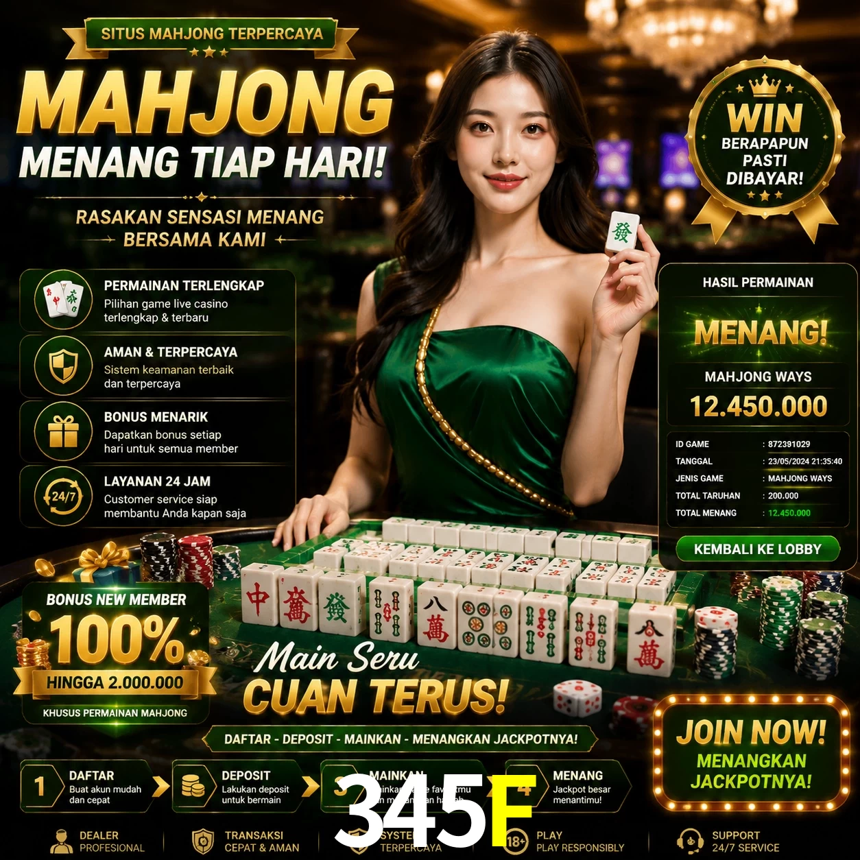 Cashback VIP 345F - reembolso semanal